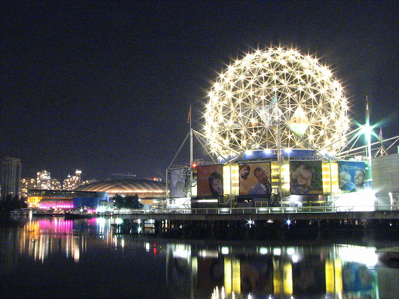 Science World at Night